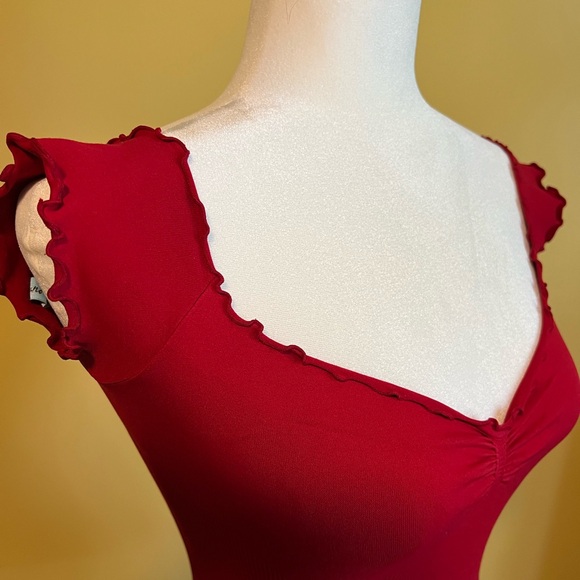 Marciano XS vintage tops—black and neutral available- NWOT. Red has sold. - Picture 6 of 9